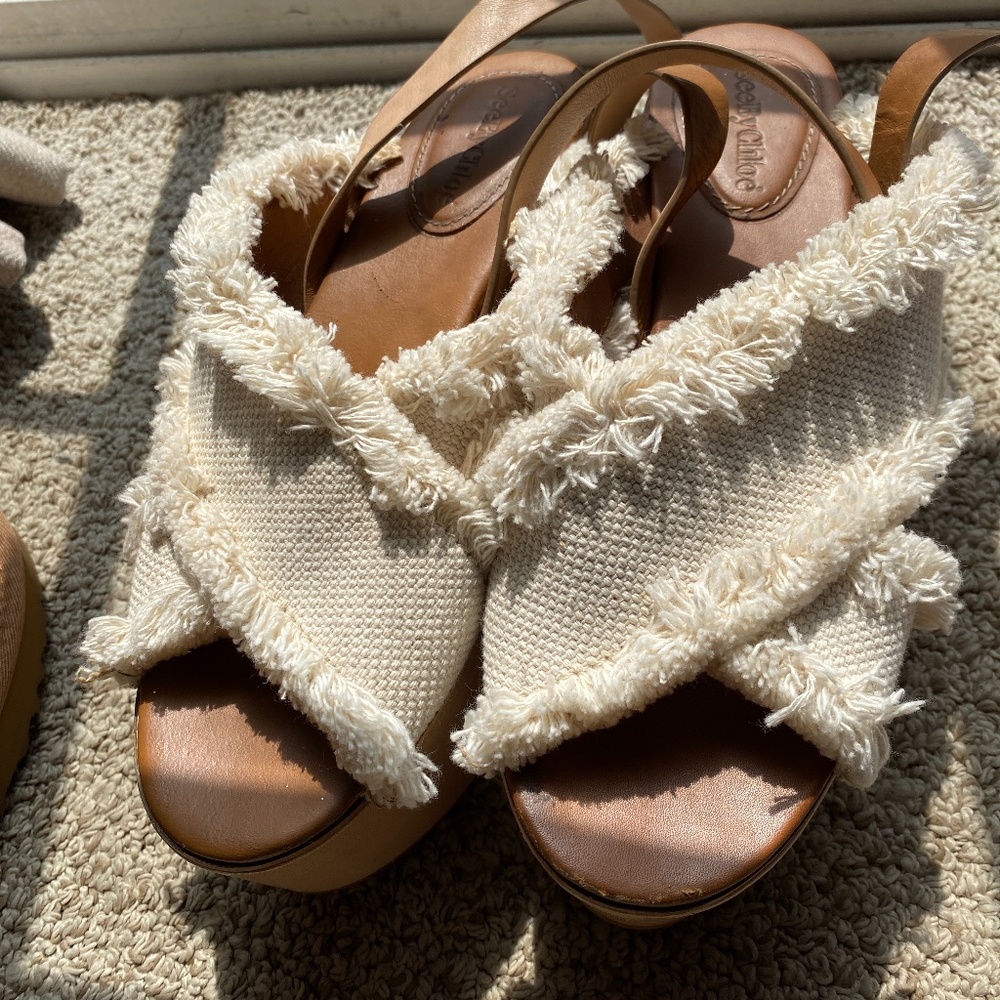 See by Chloe platform sandals